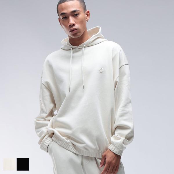 ヒューゴボス HUGO BOSS リラックス フィット シルケット加工 コットン プルオーバー パー...