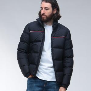 モンクレール ダウン アウター MONCLER メンズ フロントトリコロールライン ダウンジャケット ブルゾン BOUVAQUE MCBOUVAQUE5