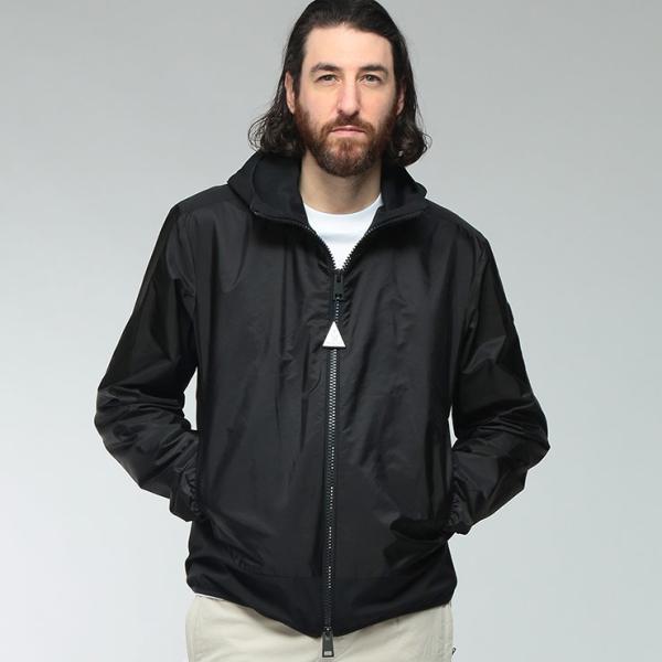 モンクレール メンズ ジャケット MONCLER ロゴ ナイロン 切り替え フルジップ パーカー G...