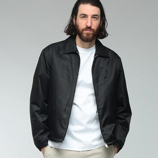 ヒューゴボス メンズ ジャケット HUGO BOSS ロゴ BBモノグラム 総柄 フルジップ 中綿 ...