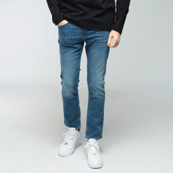 ヒューゴボス メンズ ジーンズ HUGO BOSS ロゴ 5P ストレッチ ジップフライ デニム パ...