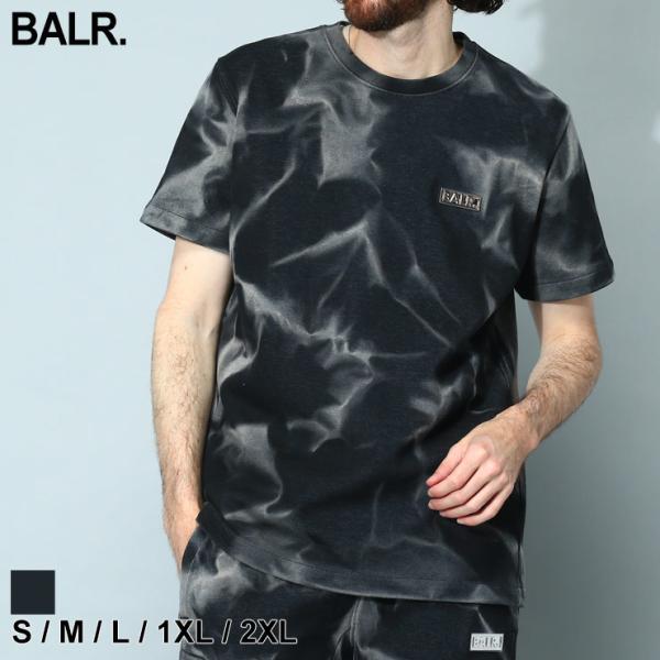ボーラー Tシャツ BALR. メンズ タイダイ ロゴ ブランド セットアップ対応 BA111211...
