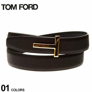 トム フォード メンズ ベルト TOM FORD レザー Tバックル ベルト TFTB224TLCL...