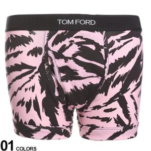 トムフォード メンズ アンダー 下着 TOM FORD 総柄 ロゴ 前開き ボクサーパンツ ブランド...