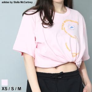 アディダス バイ ステラマッカートニー adidas by Stella McCartney Tシャツ シャツ カットソー トップス 半袖 ルーズ ブランド SMLIA7711｜zen