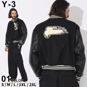 Y-3 ワイスリー アウター メンズ ジャケット Primaloft ロゴ LETTERMAN JKT ブランド ブルゾン Y3IQ2133｜zen