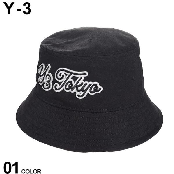 Y-3 ワイスリー メンズ バケットハット Y3 Tokyo刺繍 帽子 T B HAT ブランド ハ...