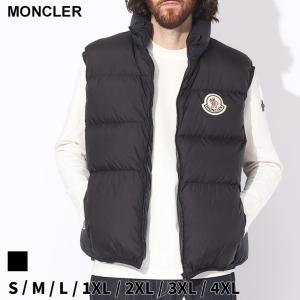 モンクレール ダウン メンズ MONCLER ダウンジャケット ALMAZ ジレ ワッペン ブランド アウター スタンド 防寒 MCALMAZ3｜zen