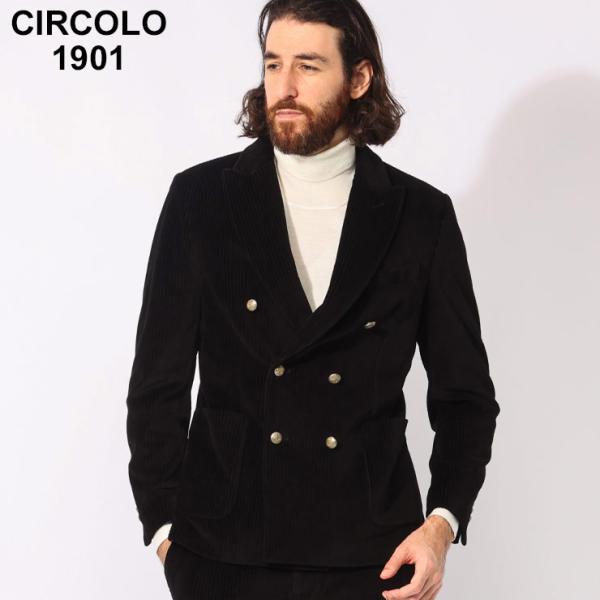 CIRCOLO 1901 (チルコロ1901) コーデュロイ ダブル ジャケット メンズ CICN4...