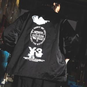 Y-3 adidas ダークグレー フルジップ パーカー FL ZIP HODDIE Y-3│Y-3 ワイスリー