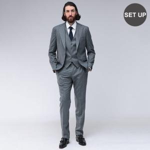 TAGLIATORE◇セットアップ/48/ウール/チャコール/チェック/2CVJ22B01