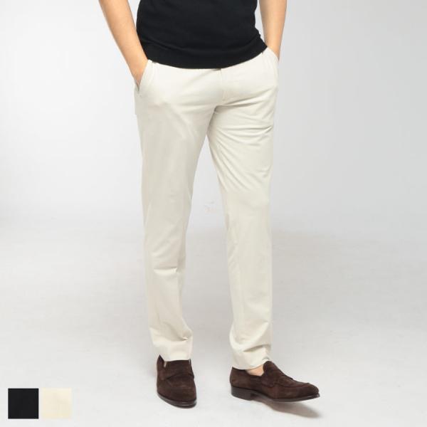 チルコロ1901 CIRCOLO 1901 メンズ パンツ ライトジャージー ノータック ロングパン...