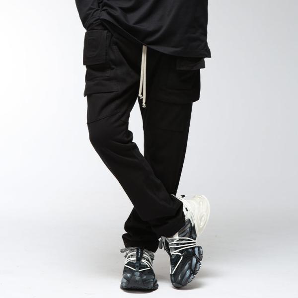 リックオウエンスダークシャドウ RICK OWENS DRKSHDW メンズ カーゴパンツ 裏起毛 ...