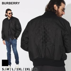 バーバリー ジャケット BURBERRY メンズ アウター チェッカークレスト ナイロン ボマージャ...