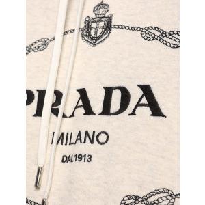 PRADA (プラダ) 裏毛 ロゴ刺繍 ポケッ...の詳細画像3
