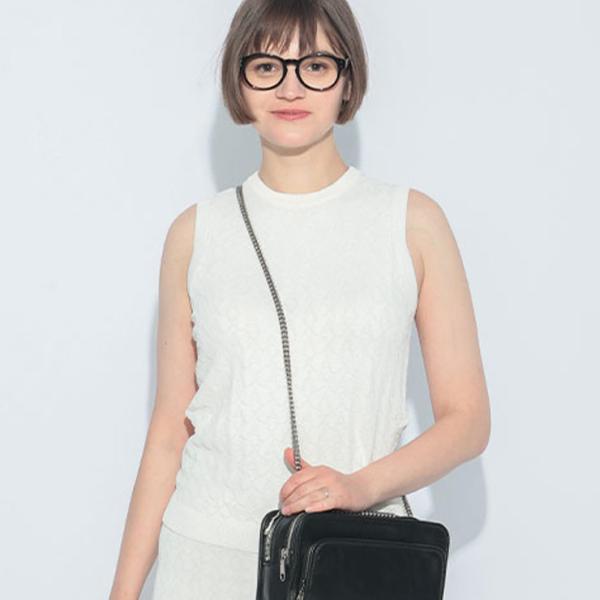 アルマーニ エクスチェンジ ARMANI EXCHANGE ロゴジャガード柄 ノースリーブ ニット ...