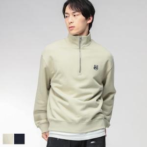 MAISON KITSUNE（メゾン キツネ） ハーフジップ スウェット FOX HEAD