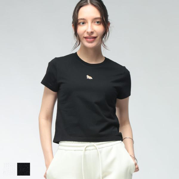 メゾンキツネ Maison Kitsune レディース Tシャツ 半袖 KNLW00111KJ702...