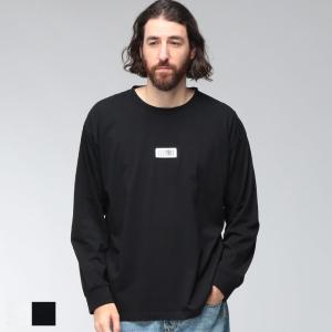 エムエムシックス メゾンマルジェラ メンズ TシャツMM6 Maison Margiela 長袖 胸ワンポイント カットソー MM6NH0028M20258 ブランド トップス