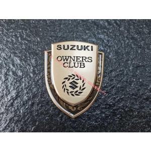 スズキ SUZUKI ステッカー エンブレム 2枚セット金属製 CLUB カバー 自動車ロゴ入り キズ隠し｜zeneraru-life