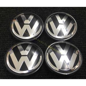 VOLKSWAGEN 56mm/66mmフォルクスワーゲン純正ホイール用センターキャップ ブラック クロム 1J0 6171 ゴルフ ビートル トゥーラン｜ゼネラルライフ