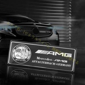 AMG メルセデス ベンツ Mercedes benz アルミ プレート エンブレム ステッカー プ...