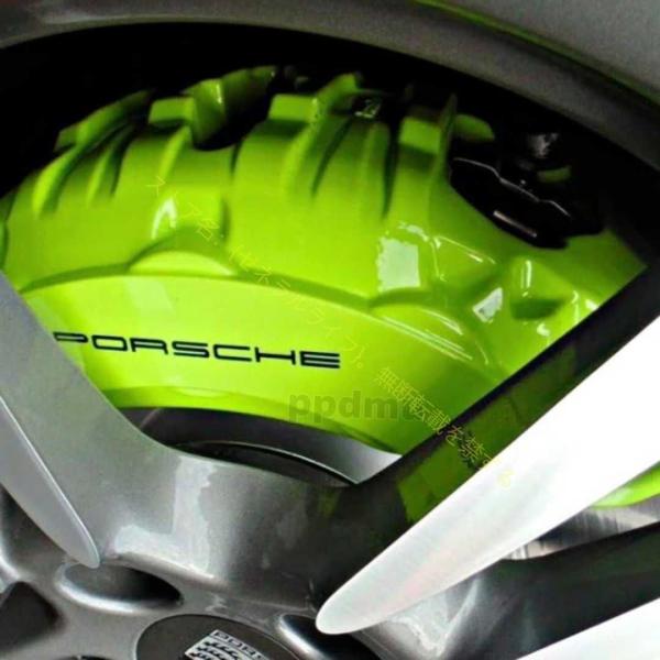 Porsche ポルシェ 耐熱デカール ステッカー ドレスアップ ブレーキキャリパー/カバー カスタ...