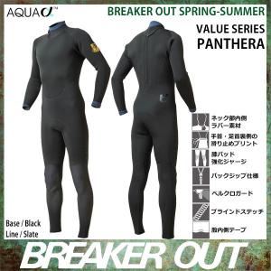 BREAKER OUT：メンズ 3mm フルスーツ バックジップ PANTHERA 既製サイズ ストックモデル 2色展開 パンテーラ ブレーカーアウト｜zenithgaragesurfplus