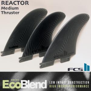 最新 FCS2 REACTOR ECO (M) NEOGLASS トライフィン ビーチブレイク向け スピード&クイック リアクター THRUSTER Msize EcoBlend エコ 正規品｜zenithgaragesurfplus