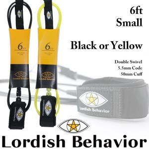 Lordish Behavior =LB=：リーシュコード 6ft SmallWave Leashcode 2色展開 スモールウェイブ用／ローディッシュビヘイビア サーフィン リーシュ｜zenithgaragesurfplus