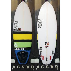 中古美品 ACSOD：NEOPILL 5'7" 33.5L 小波キラー クアッド スラスターもOK 5プラグ ショートボード 厚めの波も得意 ALEX CREWS SHAPE アレックスクルーズ｜zenithgaragesurfplus