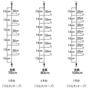 ダイワ クリスティア 快適ワカサギ仕掛けSS ...の詳細画像2