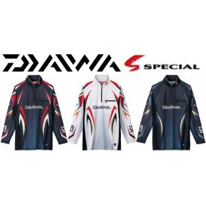 ダイワ スペシャル アイスドライ ジップアップ 長袖 メッシュシャツ DE-7006 /M/L/XL 鮎 ウェア｜zeniya-tsurigu