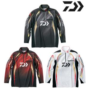 ダイワ スペシャル アイスドライ ジップアップ長袖メッシュシャツ DE-70009 /M/L/XL 鮎 ウェア