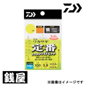 ダイワ 快適クリスティアワカサギ仕掛けSS 定番 ナイロンワイドピッチ マルチ 5本-1.5｜zeniya-tsurigu