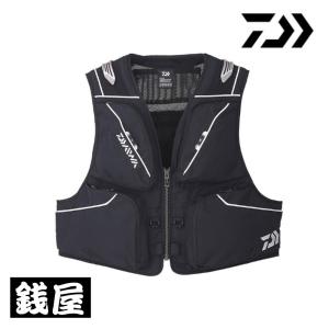 ダイワ フィッシングショートベスト DV-3023 ブラック M｜zeniya-tsurigu