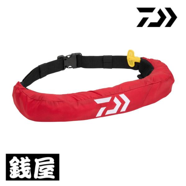 ダイワ インフレータブルライフジャケット (ウエストタイプ自動・手動膨脹式) DF-2724 レッド...