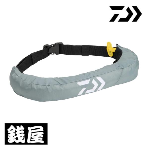 ダイワ インフレータブルライフジャケット (ウエストタイプ自動・手動膨脹式) DF-2724 グレー...