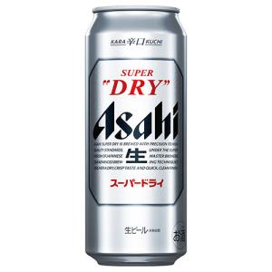 アサヒ スーパードライ 500ml×24本 ケース ロング缶 ビール u-yu｜zenjin-shop