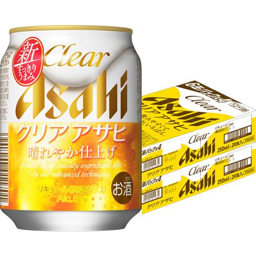 アサヒ クリアアサヒ 250ml×48本 2ケース 発泡酒 ビール類 u-yu