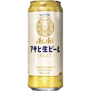 アサヒ 生ビール マルエフ 500ml×24本 ケース ロング缶 ビール  u-yu｜zenjin-shop