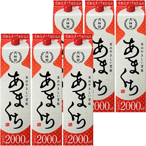 月桂冠 あまくち 2Lパック 2000ml×6本 1ケース u-yu