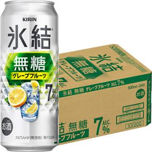キリン 氷結 無糖 レモン 7％ 500ml×24本 1ケース ロング缶 u-yu : 酒