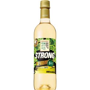 サントリー 酸化防止剤無添加のおいしいワイン ストロング 白 720ml×12本 u-yu｜zenjin-shop