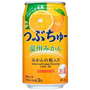 つぶちゅー温州みかん 340ml 1ケース24本×2ケース サンガリア
