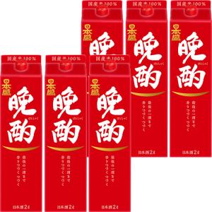 月桂冠 山田錦 純米 1.8Lパック 1800ml×6本 1ケース 日本酒 辛口 u-yu 