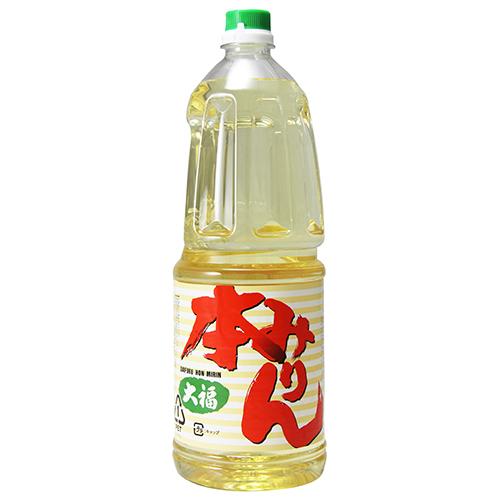 中野BC 大福 本みりん 1.8Lペットボトル 1800ml×6本 u-yu