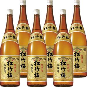 宝酒造 松竹梅 特撰 本醸造 1800ml瓶 1800ml×6本 u-yu