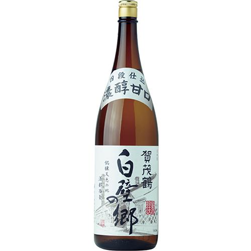 賀茂鶴 白壁の郷 1.8L瓶 1800ml u-yu