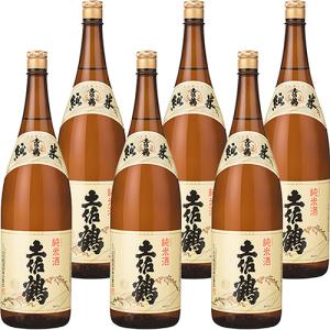 土佐鶴 上等 土佐鶴 純米酒 1800ml瓶 1800ml×6本 u-yu